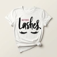 But First Lashes Graphic Tee | Lash & Beauty