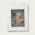 Drink Wine and Know Things Graphic Tee | Funny Cat