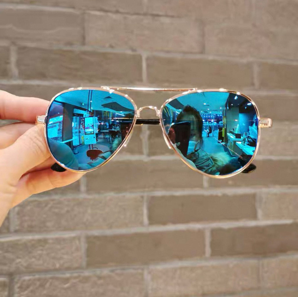 Lunettes de soleil aviateur pour enfants avec verres miroirs | Canada