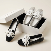 Ballerines blanches à lacets pour femme | Canada