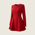 Robe évasée élégante à manches longues pour femme Canada | Parcel Theory
