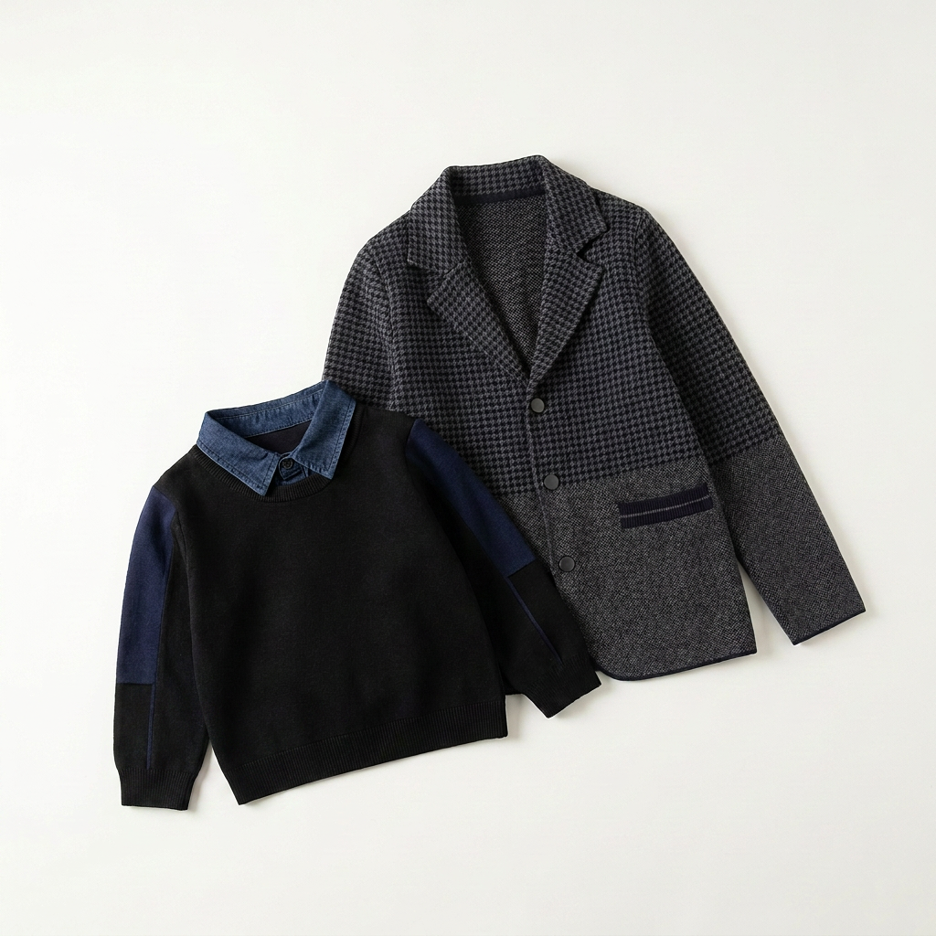 Ensemble tenue noire blazer et jean pour garçon | Canada