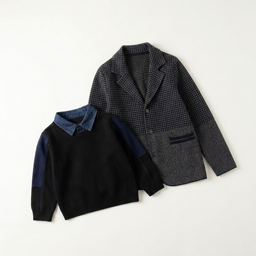 Ensemble tenue noire blazer et jean pour garçon | Canada