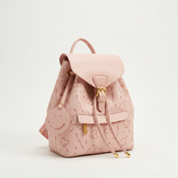 Mini sac à dos rose à cœurs en relief | Magasinez au Canada