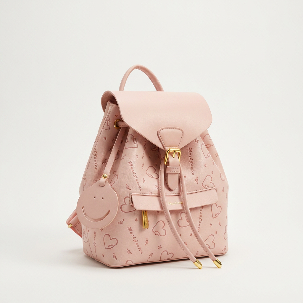 Mini sac à dos rose à cœurs en relief | Magasinez au Canada