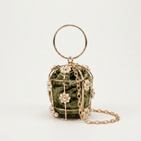 Sac à main de style cage à oiseaux avec poignée anneau | Canada