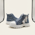 Baskets plateforme montantes en jean pour femme | Canada