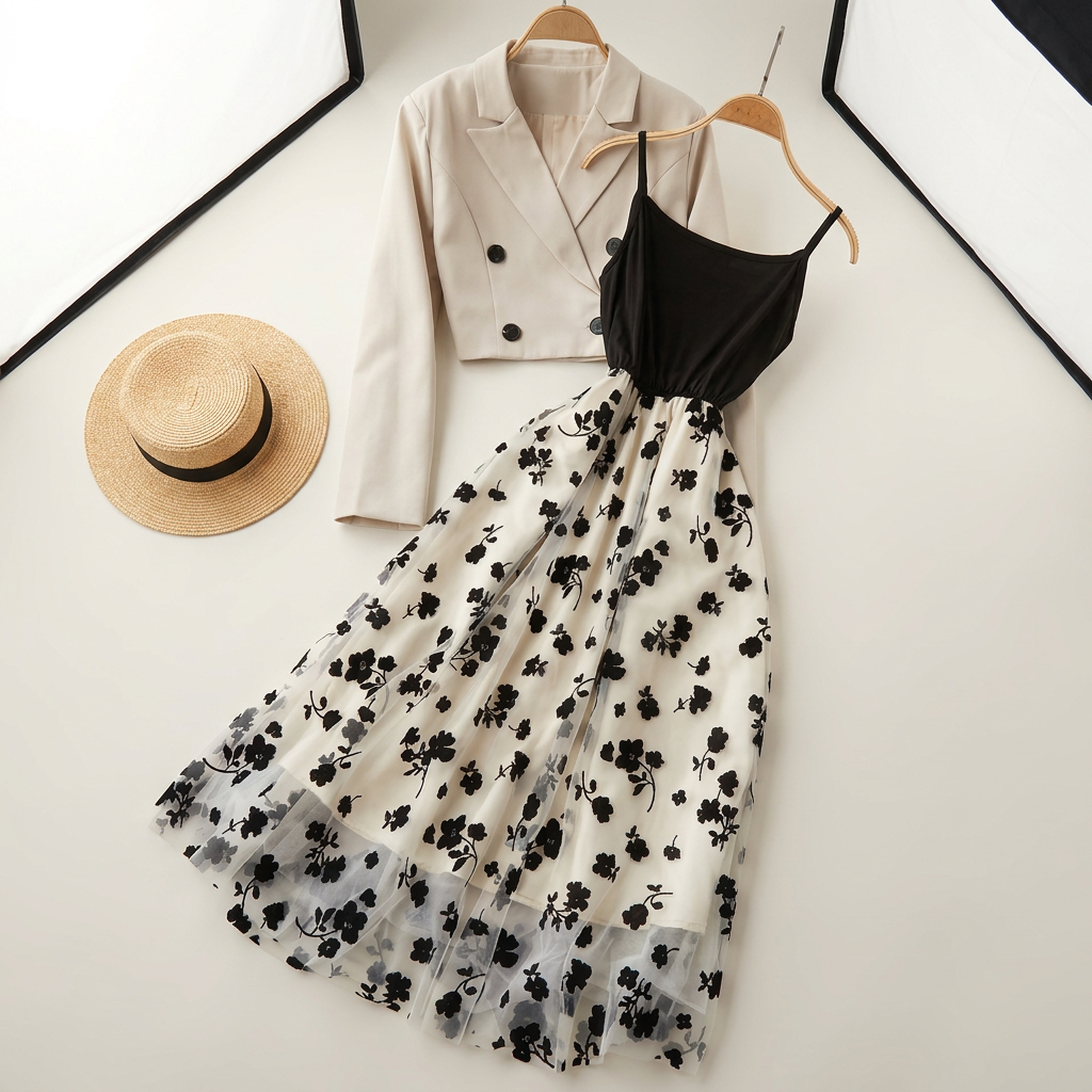Ensemble robe blazer croisée pour femme | France Canada | Parcel Theory