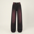 Jean large Femme dégradé violet noir Canada