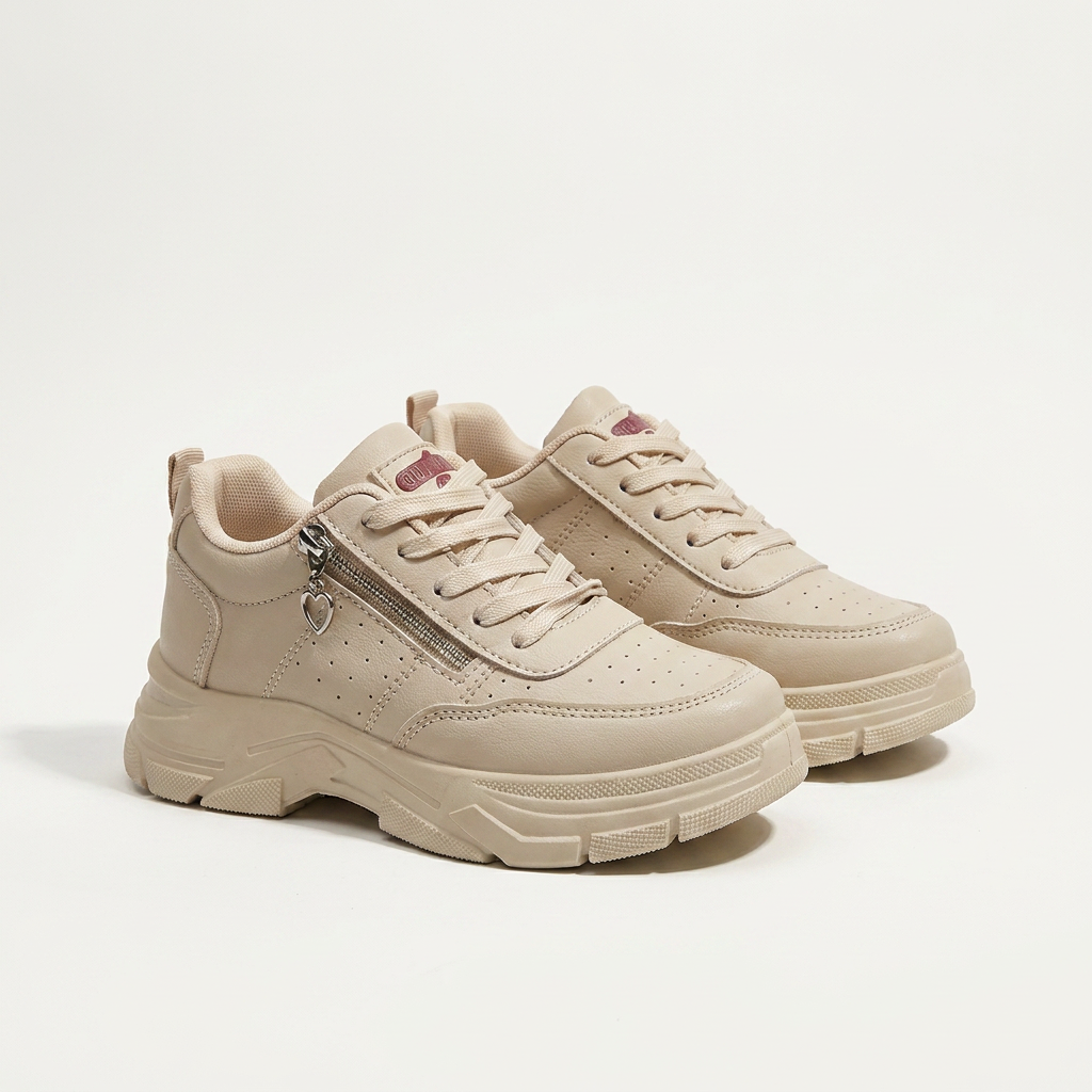 Baskets compensées pour femme avec fermeture éclair Canada