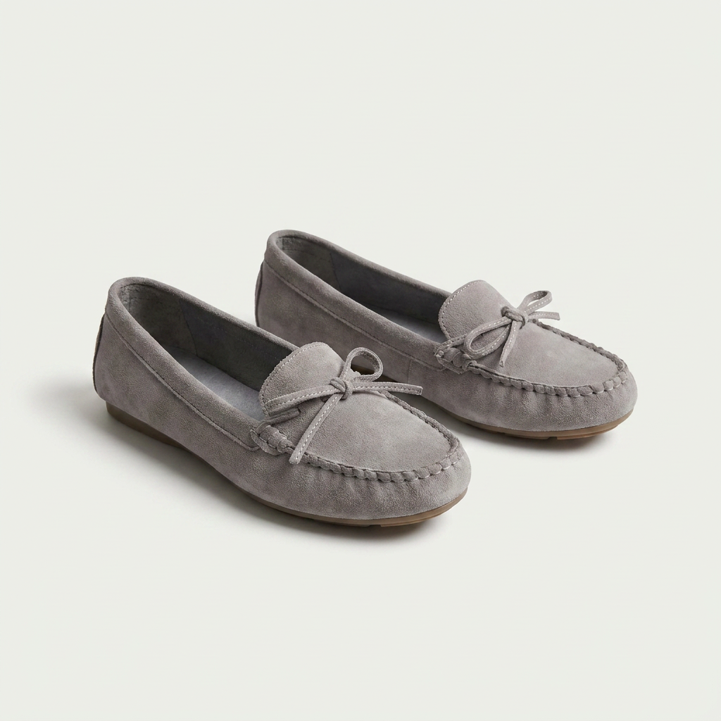 Mocassins en daim pour femmes Canada | Chaussures plates à enfiler
