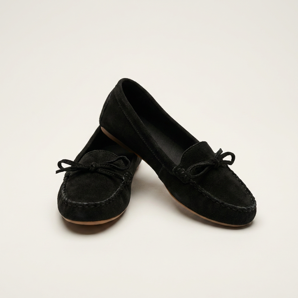 Mocassins en daim pour femmes Canada | Chaussures plates à enfiler