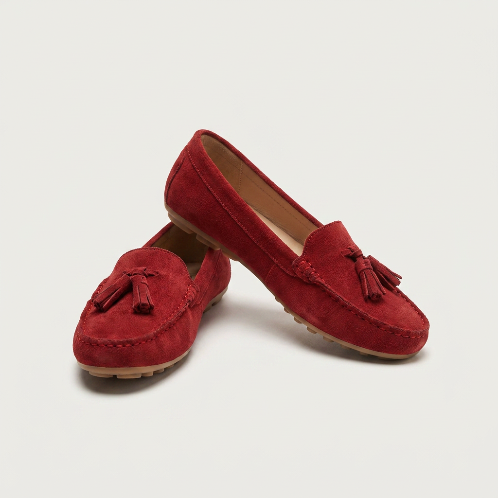 Mocassins en daim pour femmes Canada | Chaussures plates à enfiler