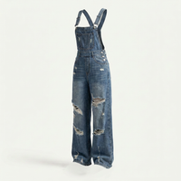 Salopette en jean ample pour femme Canada | Parcel Theory