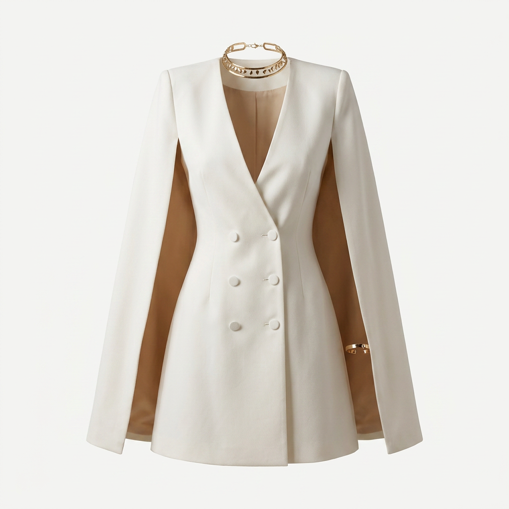 Robe blazer cape croisée pour femme Canada | Parcel Theory