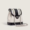 Mini Sac à dos à chaîne Canada | Cuir ciré huilé style Chanel
