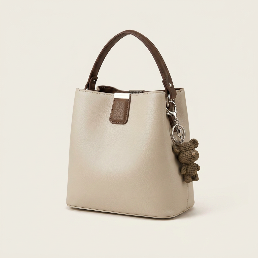 Sac à main seau pour femme Canada - Design bicolore
