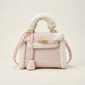 Sac Kelly Tamatha en peau de mouton rose | Canada | Parcel Theory
