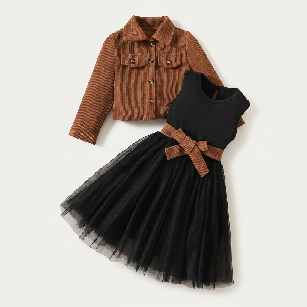 Girls Tulle Dresses with Jacket Sets Canada | Parcel Theory