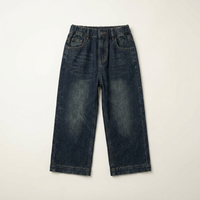 Girls' Wide Leg Denim Jeans Canada | Parcel Theory