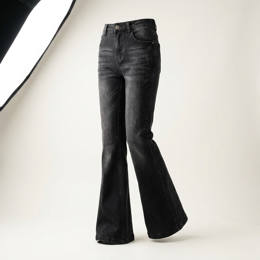 Girls' Dark Wash Flare Jeans Canada | Parcel Theory
