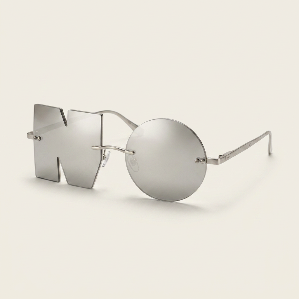 Rimless Gradient Sunglasses Canada | Geometric Frameless
