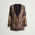Metallic Blazer Dress Canada | Gold & Silver