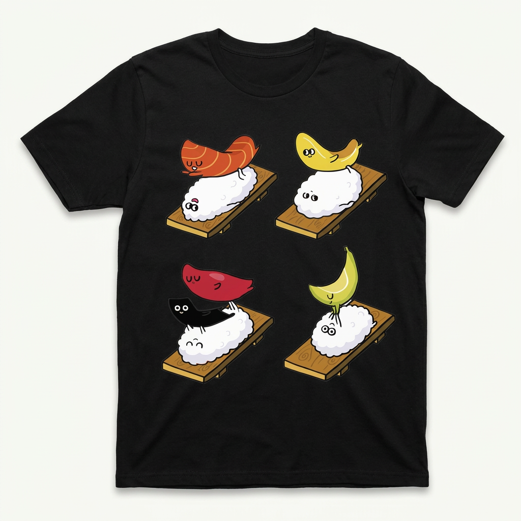 Sushi Planking Graphic Tee | Sushi