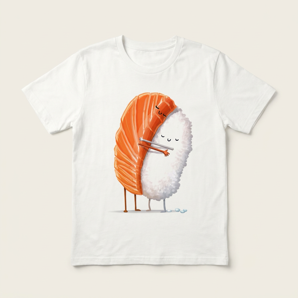Hugging Sushi Graphic Tee | Sushi