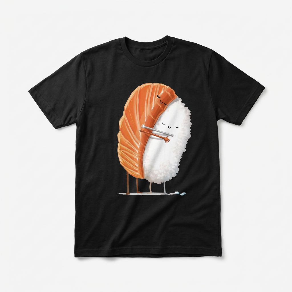Hugging Sushi Graphic Tee | Sushi