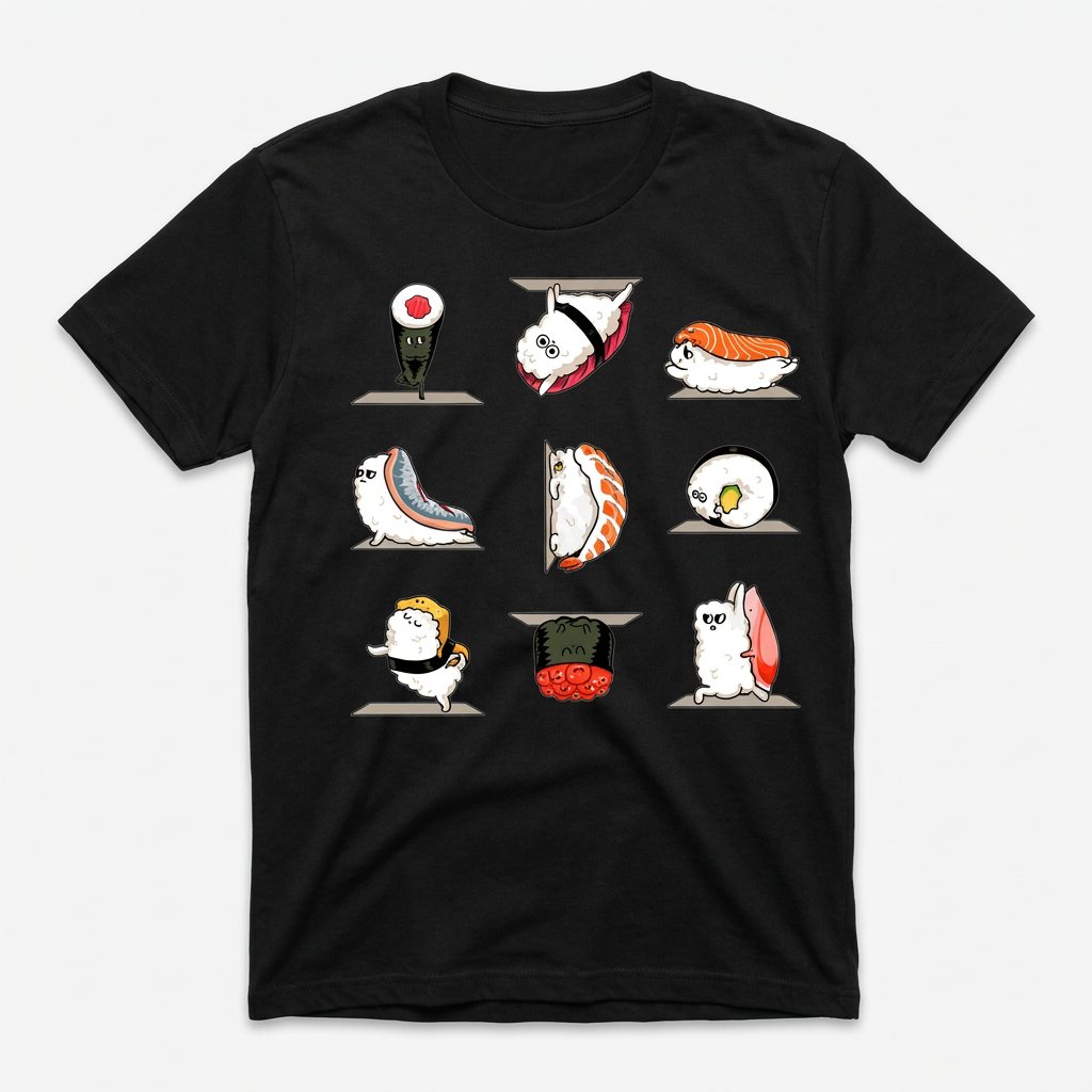 Sushi Rolls Graphic Tee | Sushi
