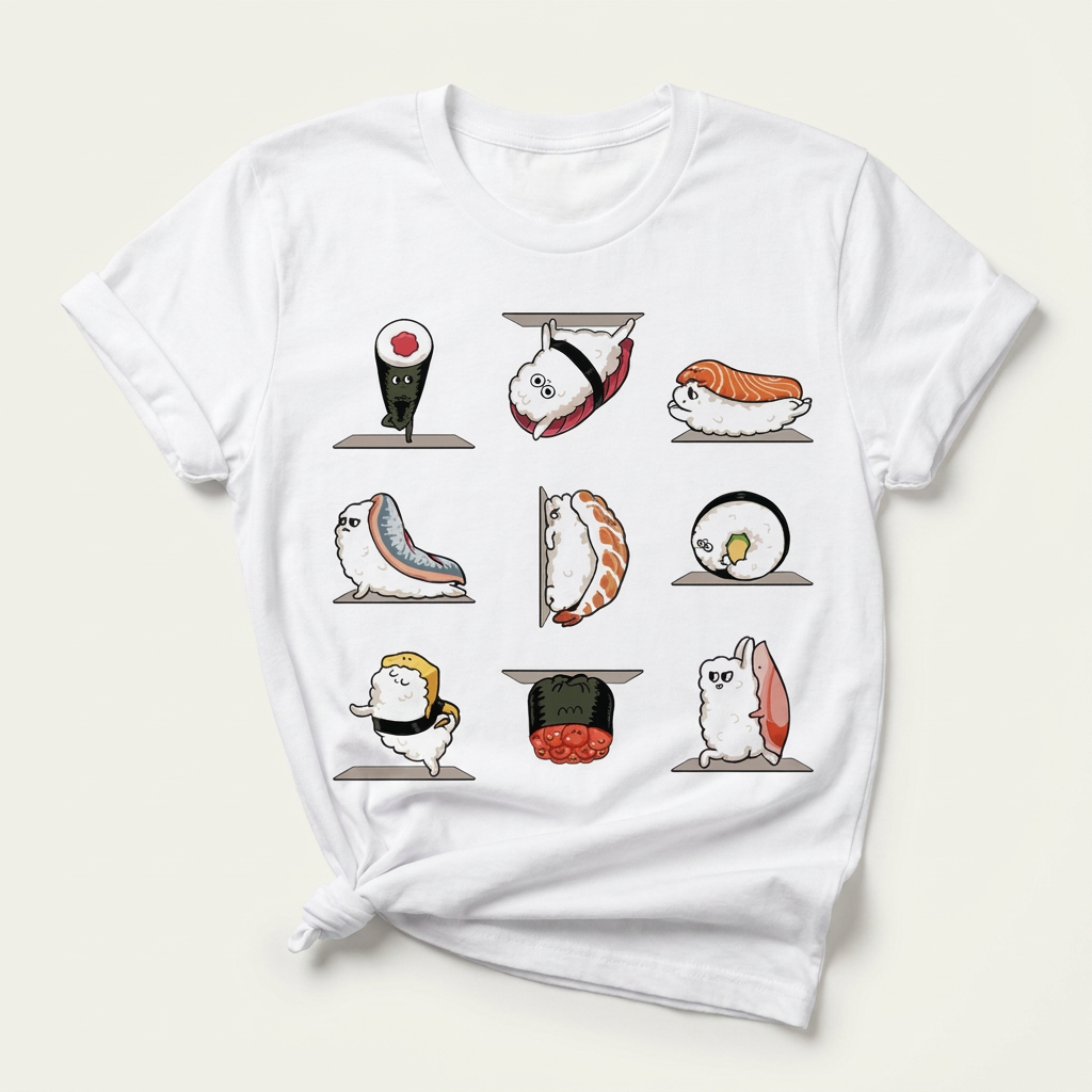 Sushi Rolls Graphic Tee | Sushi