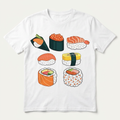 Sushi Lithograph Graphic Tee | Sushi