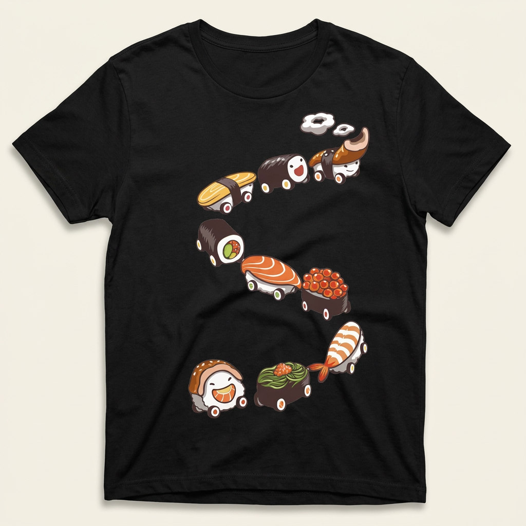 Sushi Train Graphic Tee | Sushi