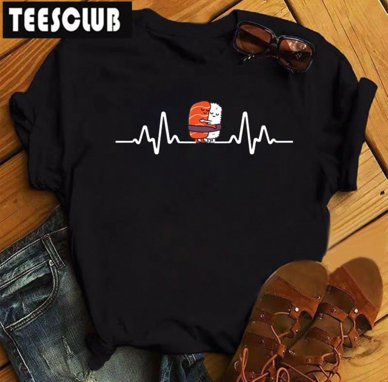 Women's Sushi Graphic Tee | Cute Kawaii T-Shirt Canada
