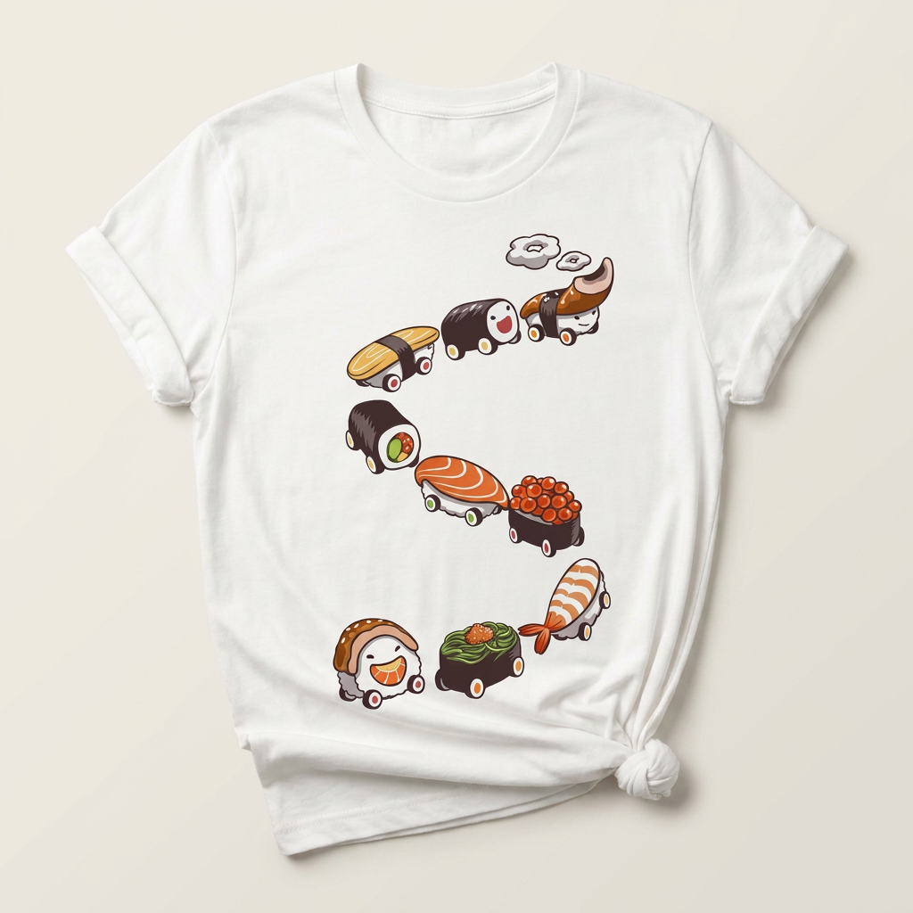 Sushi Train Graphic Tee | Sushi