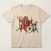 Sloth Drumming Graphic Tee | Sloth