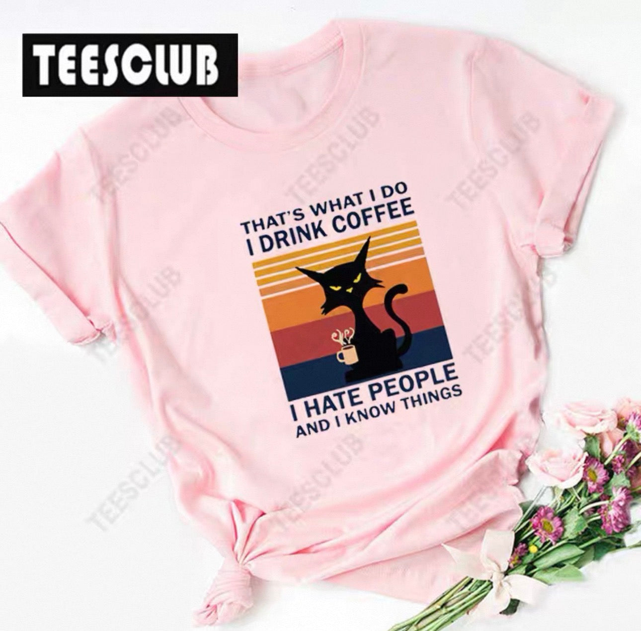 T-shirts drôles pour femmes avec motif de chat Canada | T-shirts insolents à moins de 20 $