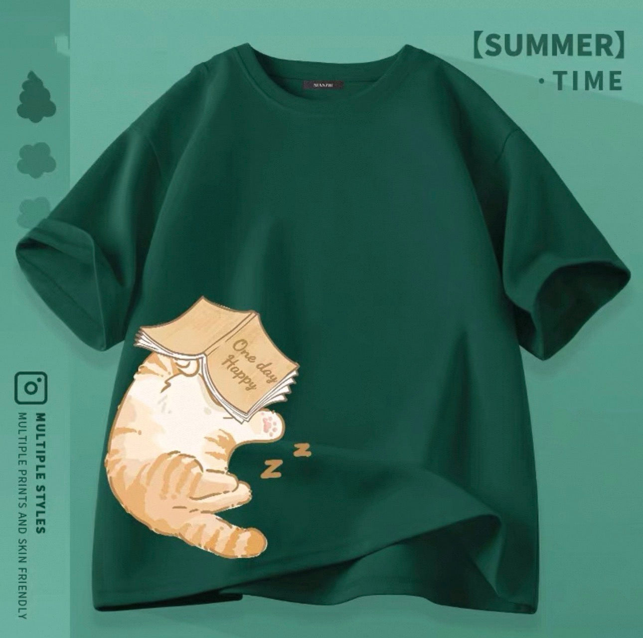 T-shirts mignons pour femmes avec motif de chat Canada | T-shirts kawaii en mélange de coton