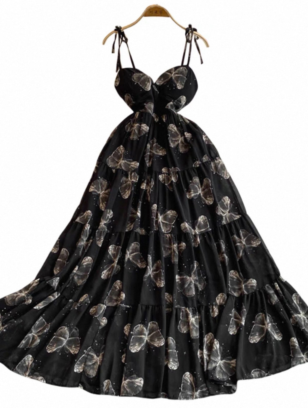 Women's Floral Tiered Maxi Dress Canada | Summer Sundress