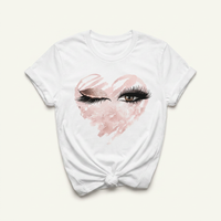 Winking Eye Pink Eyeshadow Tee | Lash & Beauty