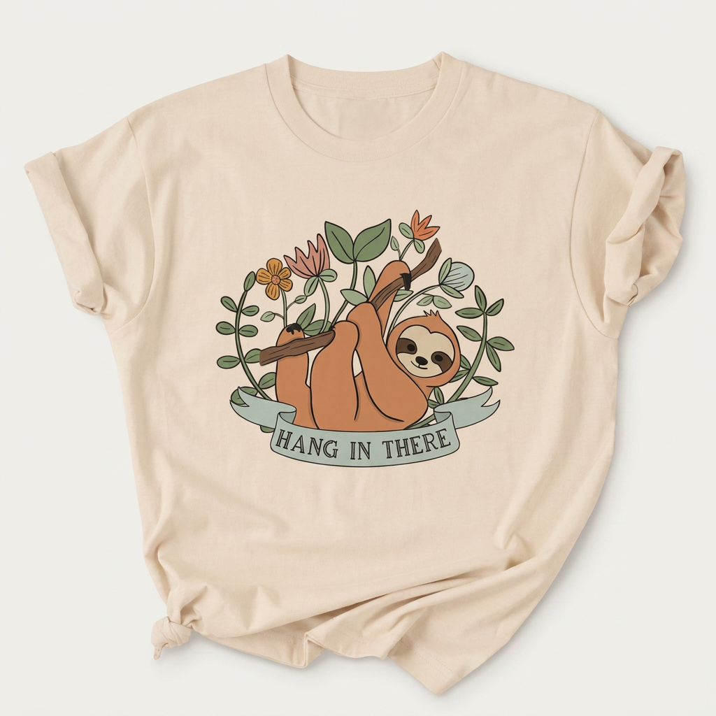 Hang In There Graphic Tee | Sloth