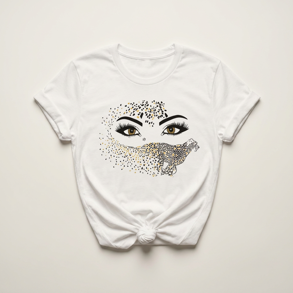 Open Eyes with Cheetah Tee | Lash & Beauty