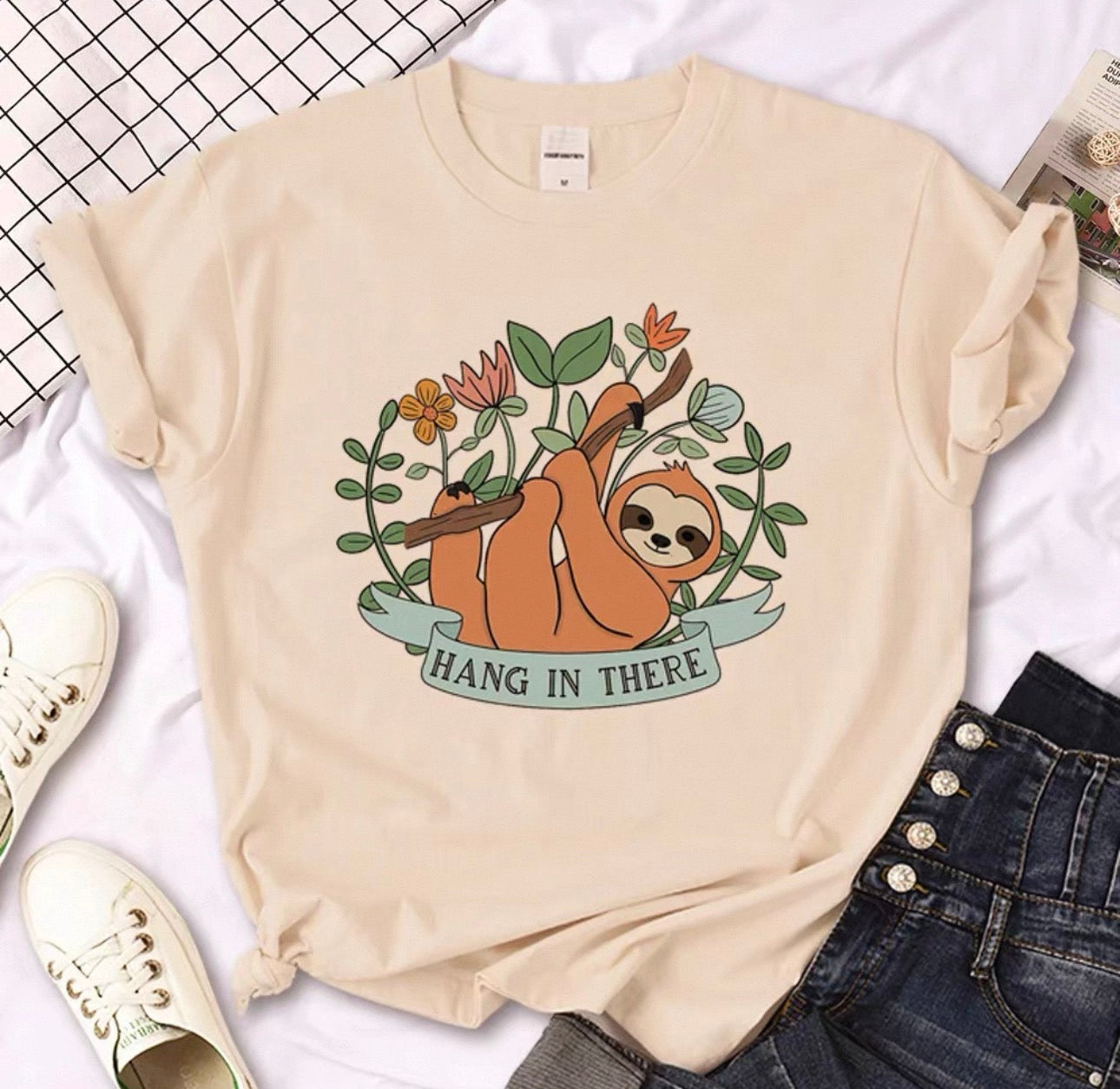 T-shirt paresseux à motif graphique pour femme - T-shirts paresseux amusants Canada | Parcel Theory