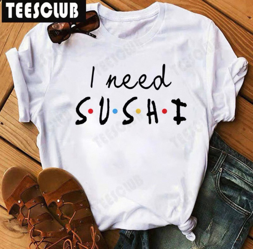 Women's Sushi Graphic Tee | Cute Kawaii T-Shirt Canada
