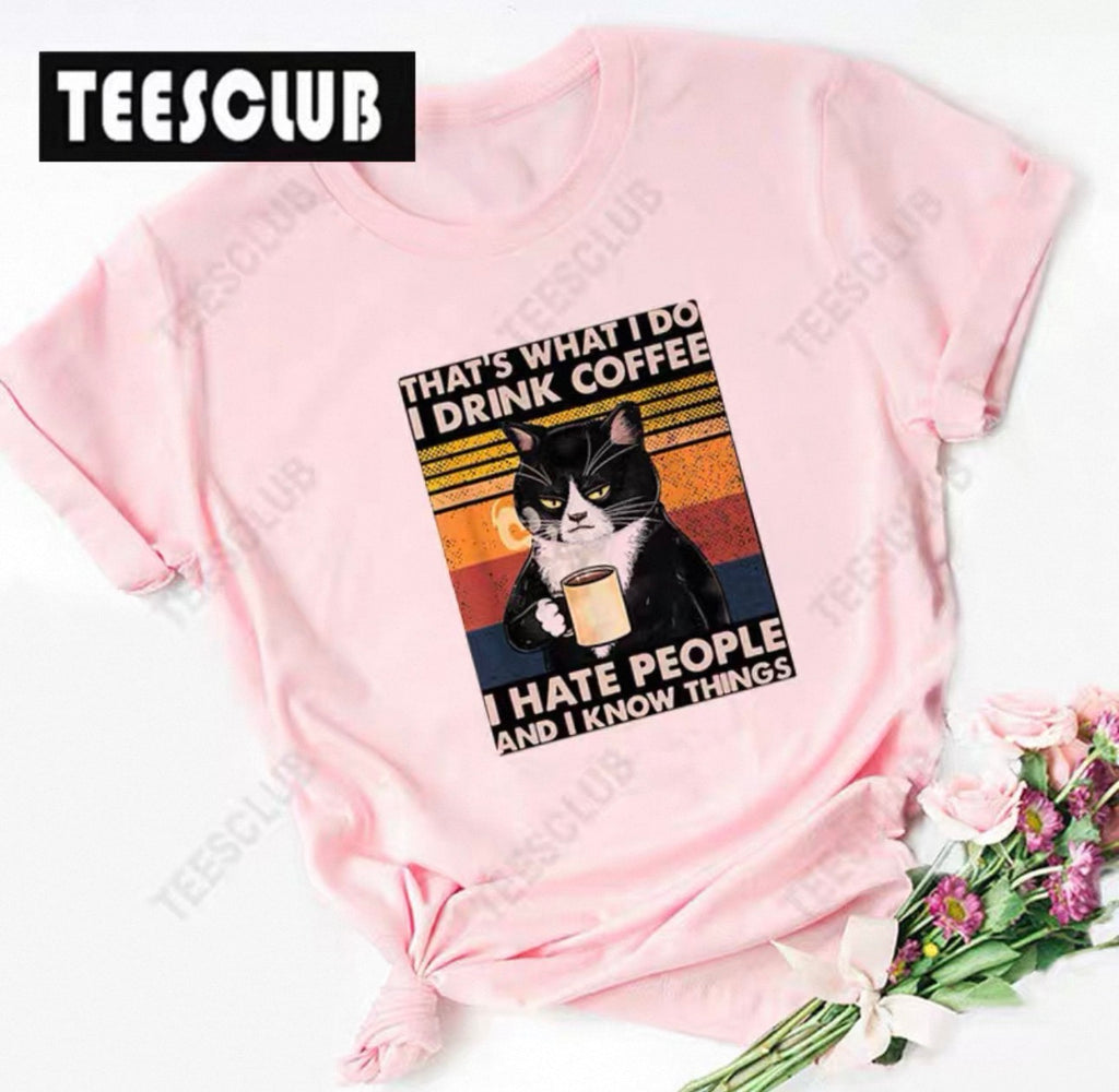 Women's Funny Cat Graphic Tees Canada | Sassy Shirts Under $20