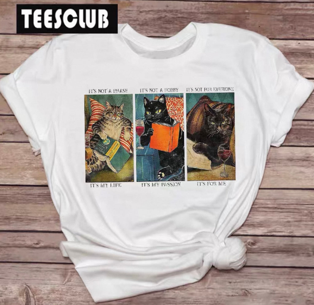 Women's Funny Cat Graphic Tees Canada | Sassy Shirts Under $20
