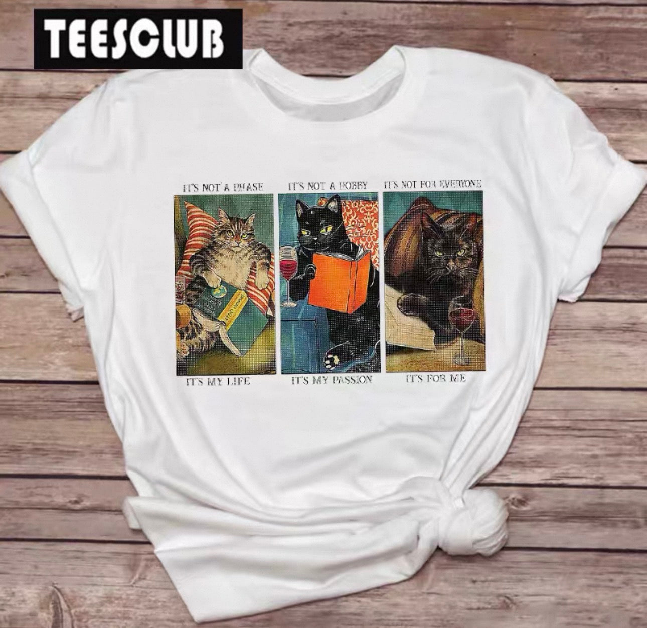 Women's Funny Cat Graphic Tees Canada | Sassy Shirts Under $20