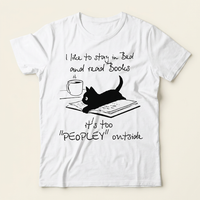 Too Peopley Graphic Tee | Funny Cat