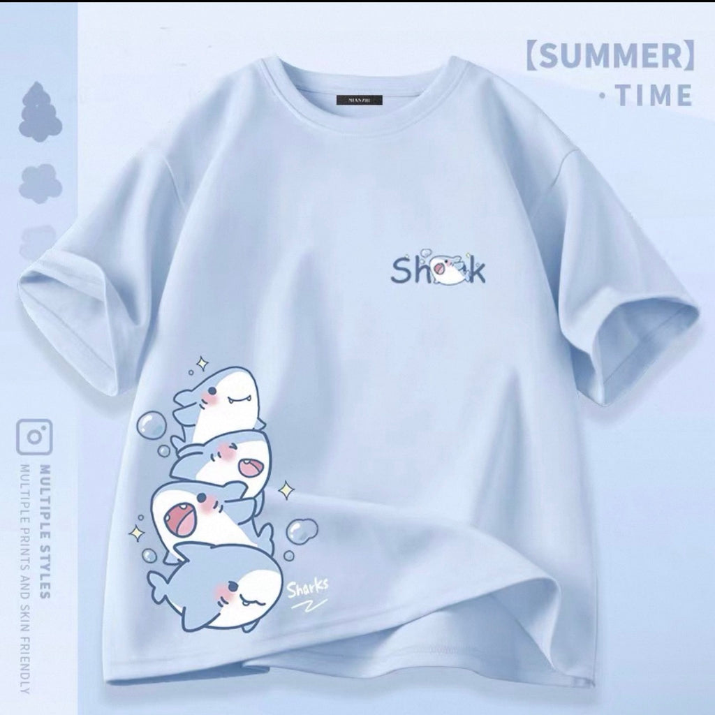 T-shirts mignons pour femmes avec motif de chat Canada | T-shirts kawaii en mélange de coton
